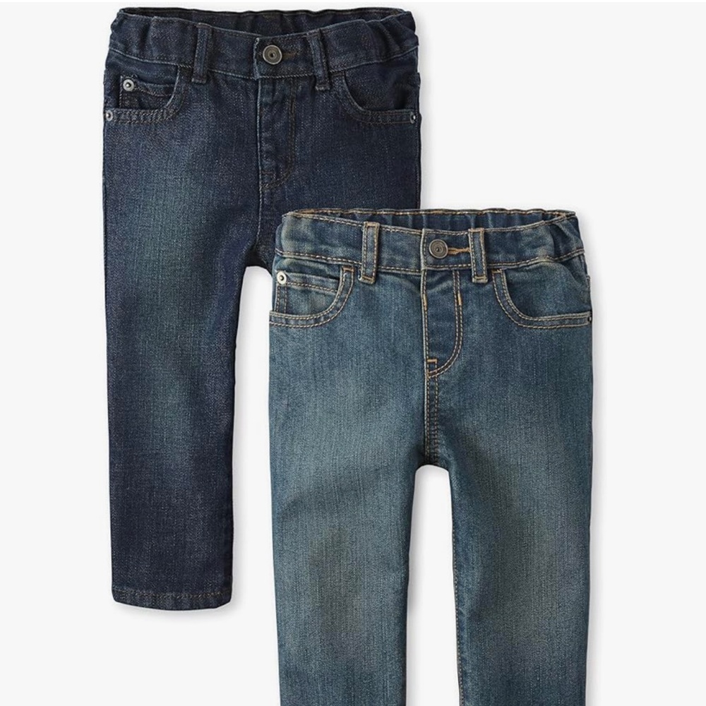🌲 NWT children’s place denim 3T, dark and lighter blue wash